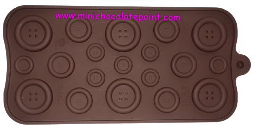 Designer Chocolate Silicon Mould 3 Different Size of Butten
