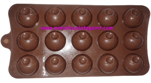 Individual Chocolate Silicon Mould Small Half Round in Half Round