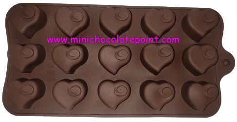Individual Chocolate Silicon Mould Melted Heart