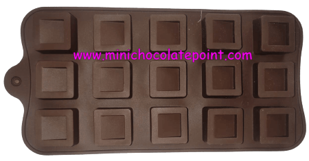 Individual Chocolate Silicon Mould Designer Squares