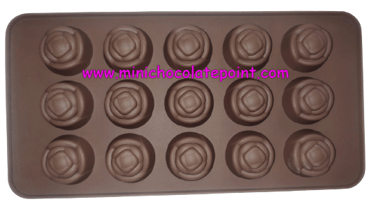 Individual Chocolate Silicon Mould Rose