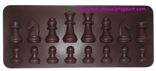 Designer Chocolate Silicon Mould Chess