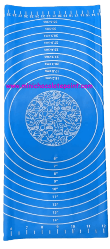 [SKU-P-2219537212S] Silicon Mat 40*50 ( Blue  )