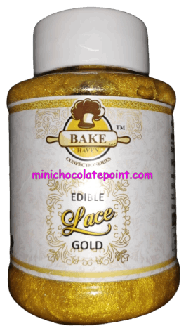 [SKU-P-2217853048S] Bake Haven Edible Lace Gold 150gm