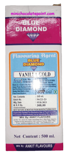 [SKU-P-2217813039S] Blue Diamond Vanilla Gold 500ml