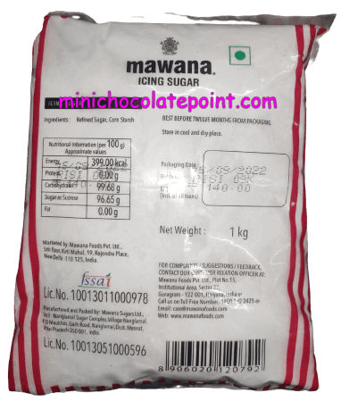 [SKU-P-2217652189S] Mawana Icing Sugar 1 kg