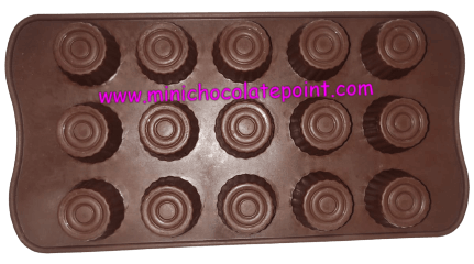 [SKU-P-2219631893S] Individual Chocolate Silicon Mould Cup Cake Shape