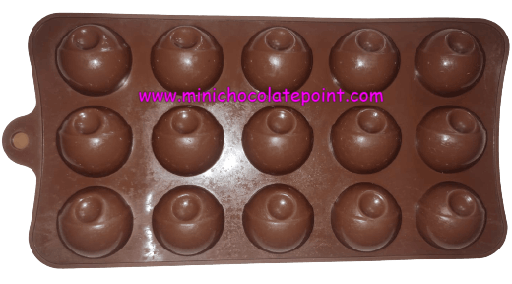 [SKU-P-2219631832S] Individual Chocolate Silicon Mould Small Half Round in Half Round
