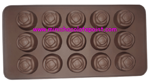 [SKU-P-2219618283S] Individual Chocolate Silicon Mould Rose