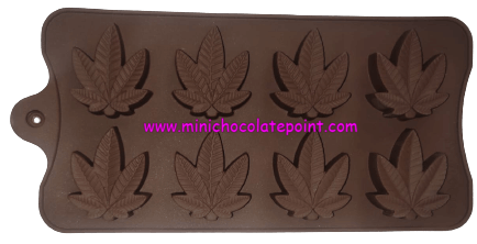 [SKU-P-2219608086S] Designer Chocolate Silicon Mould Maple Leaf