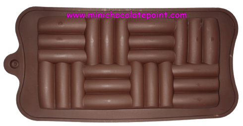 [SKU-P-2219607520S] Bar Chocolate Silicon Mould Patten