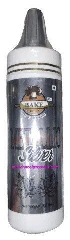 [SKU-P-2219570309S] Bake Haven Cake Decor Colour ( Metalic Silver 15gm  )
