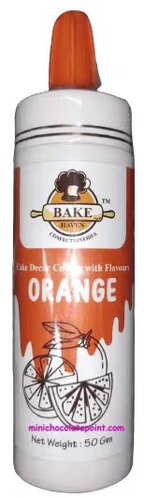 [SKU-P-2219570308S] Bake Haven Cake Decor Colour ( Orange 25gm  )