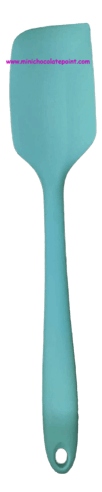 [SKU-P-2219537745S] Full Silicon Spatula ( L Blue  )